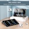 ProCase Smart Case for iPad Pro 11 Inch M5 2025/M4 2024 (Model: A3357/A3358/A3359/A2836/A2837/A3006), Slim Folio Stand Hard Back Shell Protective Tablet Cover for iPad Pro 11″ 6th/5th Gen -Black(Grey)