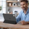 ProCase Smart Case for iPad Pro 11 Inch M5 2025/M4 2024 (Model: A3357/A3358/A3359/A2836/A2837/A3006), Slim Folio Stand Hard Back Shell Protective Tablet Cover for iPad Pro 11″ 6th/5th Gen -Black(Black)