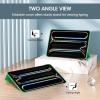 ProCase Smart Case for iPad Pro 11 Inch M5 2025/M4 2024 (Model: A3357/A3358/A3359/A2836/A2837/A3006), Slim Folio Stand Hard Back Shell Protective Tablet Cover for iPad Pro 11″ 6th/5th Gen -Black(Lightgreen)