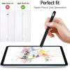 ProCase Soft Silicone Case for Apple Pencil 2nd Generation, Protective Sleeve Holder Grip and Nib Cover Accessories Kit Compatible with Apple Pencil 2nd Gen, iPad Pro 12.9 Inch / 11 Inch -Black