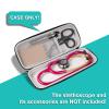 ProCase Stethoscope Case for 3M Littmann Classic III, Lightweight II S.E, MDF Acoustica Stethoscope, Cardiology IV Stethoscope, Hard Travel Carrying Case for Nurse -Black(Black)