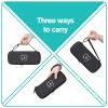 ProCase Stethoscope Case for 3M Littmann Classic III, Lightweight II S.E, MDF Acoustica Stethoscope, Cardiology IV Stethoscope, Hard Travel Carrying Case for Nurse -Black(Black)