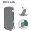 ProCase Stethoscope Hard Carrying Case, Shockproof Travel Storage Bag for Littmann/Omron/ADC/Dixie EMS Stethoscope, with Extra Mesh Pockets for Small Accessories [Device NOT Included] -Black(Grey)