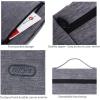 ProCase Tablet Laptop Bag Sleeve Case Cover with Size Zipper, Protective Sleeve Bag for Tablet Laptop Ultrabook Notebook MacBook(Gray)