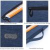 ProCase Tablet Laptop Bag Sleeve Case Cover with Size Zipper, Protective Sleeve Bag for Tablet Laptop Ultrabook Notebook MacBook(Navy)
