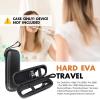 ProCase Toothbrush Travel Case for Oral-B Pro 1000 1500 3000 5000 7000 Sonicare 5100 6100 AquaSonic, Sonic Electric Power Rechargeable Toothbrush Carrying Case Holder Container -Black(Black)