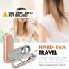 ProCase Toothbrush Travel Case for Oral-B Pro 1000 1500 3000 5000 7000 Sonicare 5100 6100 AquaSonic, Sonic Electric Power Rechargeable Toothbrush Carrying Case Holder Container -Black(Rosegold)