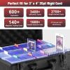 ProCase Toploader Storage Box with 6 Removable Dividers, Sports Card Hard Carrying Case with 16 Colorful Divider Tab For 3”×4” 35PT Rigid Cards, 600+ Toploader Holder for Trading Card Collection