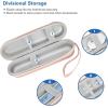ProCase Travel Case for Oral-B/Oral-B Pro Smartseries/IO Serie Sonicare Protective Clean Electric Toothbrush, Hard EVA Case Cover Storage Bag Holder with Mesh Pocket for Accessories -Navy(Rosegold)