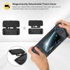 ProCase Upgraded Flip Case for Steam Deck OLED/LCD (2023&2021) with Front Cover, Protective Case with Magnetically Detachable Front Shell Cover for Steam Deck Console & Accessories -Black | Upgraded, with Front Cover, 2023, Front Shell Cover, Accessories