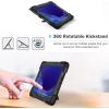 ProCase for Galaxy Tab Active5 Pro 2025/Active4 Pro 2022/Active pro 2019 10.1 Inch Case (SM-X350/T630/T638/T540/T547) with S Pen Holder, Rugged Heavy Duty Shockproof Rotating Kickstand Cover -Black