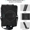ProCase for Galaxy Tab Active5 Pro 2025/Active4 Pro 2022/Active pro 2019 10.1 Inch Case (SM-X350/T630/T638/T540/T547) with S Pen Holder, Rugged Heavy Duty Shockproof Rotating Kickstand Cover -Black