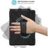 ProCase for Galaxy Tab Active5 Pro 2025/Active4 Pro 2022/Active pro 2019 10.1 Inch Case (SM-X350/T630/T638/T540/T547) with S Pen Holder, Rugged Heavy Duty Shockproof Rotating Kickstand Cover -Black