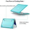 ProCase for MacBook Pro 14.2 Inch 2026 M5 / M5 Pro / M5 Max, 2024 M4 A3112 A3185 A3401, 2023–2021 M3 A2918 A2992 M2 A2779 M1 A2442, Heavy Duty Hard Shell Case with Fold Kickstand -Lightblue(Lightblue)