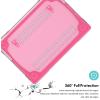 ProCase for MacBook Pro 14.2 Inch 2026 M5 / M5 Pro / M5 Max, 2024 M4 A3112 A3185 A3401, 2023–2021 M3 A2918 A2992 M2 A2779 M1 A2442, Heavy Duty Hard Shell Case with Fold Kickstand -Lightblue(Rosered)