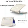 ProCase for MacBook Pro 14.2 Inch 2026 M5 / M5 Pro / M5 Max, 2024 M4 A3112 A3185 A3401, 2023–2021 M3 A2918 A2992 M2 A2779 M1 A2442, Heavy Duty Hard Shell Case with Fold Kickstand -Lightblue(Khaki)