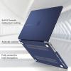 ProCase for MacBook Pro 14.2 Inch 2026 M5 / M5 Pro / M5 Max & 2024 M4 A3112 A3185 A3401 / 2023–2021 M3 A2918 A2992 M2 A2779 M1 A2442, Slim Hard Shell Case with Keyboard Cover – Black(Darkblue)