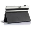 Surface Pro 2 Case, ProCase Premium Folio Case for Microsoft Surface PRO 2 / Surface PRO, Compatible with Microsoft Keyboard, with Multiple Viewing Angles -Black/White