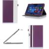 Surface Pro 2 Case, ProCase Premium Folio Case for Microsoft Surface PRO 2 / Surface PRO, Compatible with Microsoft Keyboard, with Multiple Viewing Angles -Purple/White