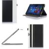 Surface Pro 2 Case, ProCase Premium Folio Case for Microsoft Surface PRO 2 / Surface PRO, Compatible with Microsoft Keyboard, with Multiple Viewing Angles -Black/White