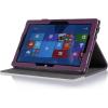 Surface Pro 2 Case, ProCase Premium Folio Case for Microsoft Surface PRO 2 / Surface PRO, Compatible with Microsoft Keyboard, with Multiple Viewing Angles -Purple/White