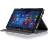 Surface Pro 2 Case, ProCase Premium Folio Case for Microsoft Surface PRO 2 / Surface PRO, Compatible with Microsoft Keyboard, with Multiple Viewing Angles -Black/White