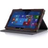 Surface Pro 2 Case, ProCase Premium Folio Case for Microsoft Surface PRO 2 / Surface PRO, Compatible with Microsoft Keyboard, with Multiple Viewing Angles -Brown/Black
