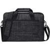 ProCase 14-15.6 Inch Briefcase Messenger Bag with Shoulder Strap and Handle for MacBook Pro 16”, 14 15 Inch Laptop Surface Book 3 15″ Ultrabook MacBook Chromebook Acer Asus Dell HP Sony –Black(Black Plaid)