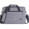 ProCase 14-15.6 Inch Briefcase Messenger Bag with Shoulder Strap and Handle for MacBook Pro 16”, 14 15 Inch Laptop Surface Book 3 15″ Ultrabook MacBook Chromebook Acer Asus Dell HP Sony –Black(Grey)