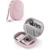 ProCase Camera Case for Kodak PIXPRO FZ55/FZ45/C1 Zoom, Compact Hard Shell with Snug Fit Protection, Small Digital Camera Travel Case with Mesh Pocket, Cute Portable Bag for Kids – Pink(Pink)