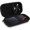 ProCase Carrying Case for Crucial X8 Portable SSD 1TB / 500GB (Case Only), Hard Drive EVA Travel Case for Crucial X8 1TB / 500GB Portable External Solid State Drive –Black