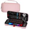 ProCase Carrying Case for Nintendo Switch 2 (2025) with 24 Game Card Slots, Hard Portable Travel Case Storage Bag Protective Pouch for 2025 Nintendo Switch 2 Console & Accessories -Red(Pink (Standard Size))