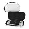 ProCase Carrying Case for ROG Xbox Ally & Xbox Ally X 7″ 2025, EVA Hard Travel Storage Bag with 5 SD Card Slots, Protective Pouch for Handheld Gaming Console & Accessories -Black(White)