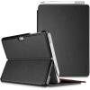 ProCase Case for 12.3″ Surface Pro 7 Plus/ 7/6/ 5/ Pro 2017/ Pro 4/ Pro LTE, Slim Light Smart Cover Stand with Built-in Pen Holder, Compatible with Surface Type Cover -Black(Black)