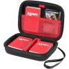 ProCase Collectible Trading Card Case, Hard Travel Carrying Storage Box Holds 300+ Cards for MTG, TCG, Yu-Gi-Oh, Lorcana, Holder Organizer with Removable Divider and Multiple Color Options -Black(Light Black)