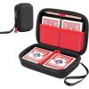 ProCase Collectible Trading Card Case, Hard Travel Carrying Storage Box Holds 300+ Cards for MTG, TCG, Yu-Gi-Oh, Lorcana, Holder Organizer with Removable Divider and Multiple Color Options -Black(Black)