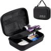 ProCase Diabetic Supplies Hard Travel Case, Diabetes Storage Bag for Glucose Meter, Insulin Pen, Blood Sugar Test Strips, Syringe, Needles and More Kits, Diabetic Care Kits Organizer Holder -Navy(Black)