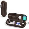ProCase Electric Toothbrush Travel Case for Oral-B 1000/1500/5000/6000/7000/7500/9600 & iO 7/8/9/10, Philips Sonicare 1100/4100/5100/5300/6100, Water-Resistant Hard Case -L,Plum(Chocolate)