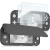 ProCase Flip Cover for Nintendo Switch Lite with 2 Pack Tempered Glass Screen Protectors, Slim Protective Case with Magnetically Detachable Front Cover for Nintendo Switch Lite 2019 -Blue(Grey)