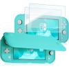 ProCase Flip Cover for Nintendo Switch Lite with 2 Pack Tempered Glass Screen Protectors, Slim Protective Case with Magnetically Detachable Front Cover for Nintendo Switch Lite 2019 -Blue(Turquoise)