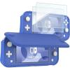 ProCase Flip Cover for Nintendo Switch Lite with 2 Pack Tempered Glass Screen Protectors, Slim Protective Case with Magnetically Detachable Front Cover for Nintendo Switch Lite 2019 -Blue(Blue)
