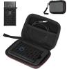 ProCase Hard Carrying Case Compatible for Samsung T7 / T7 Touch Portable SSD with Silicone Cover, Shockproof Storage Travel Organizer for T7 Touch Portable 500GB 1TB 2TB USB Solid State Drives -Red(Black)