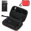 ProCase Hard Carrying Case Compatible for Samsung T7 / T7 Touch Portable SSD with Silicone Cover, Shockproof Storage Travel Organizer for T7 Touch Portable 500GB 1TB 2TB USB Solid State Drives -Red(Red)