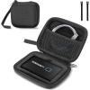 ProCase Hard Carrying Case Compatible for Samsung T7/ T7 Touch Portable SSD with 2 Cable Ties, Shockproof Travel Organizer for 500GB 1TB 2TB USB 3.2 External Solid State Drives Red(Black)