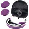 ProCase Hard Case for Apple AirPods Max, Travel Protective Carrying Case with Silicone Ear Cushion Covers, Shockproof EVA Shell with Soft Lining & Accessory Pocket – Green(Purple)