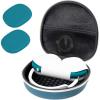 ProCase Hard Case for Apple AirPods Max, Travel Protective Carrying Case with Silicone Ear Cushion Covers, Shockproof EVA Shell with Soft Lining & Accessory Pocket – Green(Darkgreen)