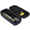 ProCase Hard Case for Electric Trimmer and Shaver, Travel Organizer Carrying Bag for QP2520 QP2530 QP2620 QP2630 -Black(Navy)