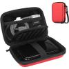ProCase Hard Drive Case for Canvio Basics Western Digital WD Elements My Passport Seagate Portable Backup Plus Slim 1TB 2TB 3TB 4TB USB 3.0, 2.5”, Samsung T9 Portable External Hard Drive Case -Red(Red)
