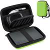ProCase Hard Drive Case for Canvio Basics Western Digital WD Elements My Passport Seagate Portable Backup Plus Slim 1TB 2TB 3TB 4TB USB 3.0, 2.5”, Samsung T9 Portable External Hard Drive Case -Red(Green)