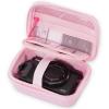 ProCase Hard Shell Digital Camera Case for Canon G7X Mark III Mark II, Sony Cybershot, PowerShot SX740, Ricoh GR III, Kodak Pixpro, Compact 4K Vlogging Small Cameras Travel Carrying Storage Bag -Black(Pink)